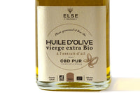 100ml Organic Extra Virgin Olive Oil with CBD - Infused with Garlic